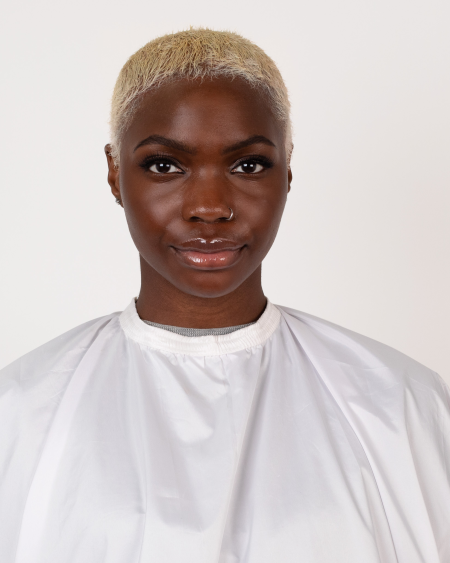 Bleached hair