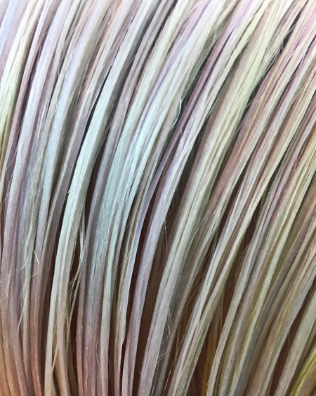 A white blonde base is best for true blue colour